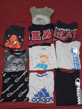 Bundle Of 10 Boys Shirts Tops Size 5